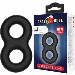 Crazy Bull Dvostruki Medicinski Silikonski Potporni Prsten - Ekstra Fleksibilan 8.5 cm