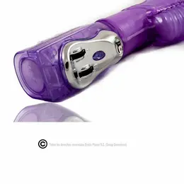 Baile Lilac Rabbit Up & Down Rotator Multi-Function Intimate Device 18.5cm