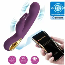 Pretty Love Liam Intimni Dual Motor Silikonski Masažer Ljubičasta App Kontrola