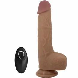 PRETTY LOVE Tommy Rechargeable Silicone Intimate Device 22.5cm with Remote