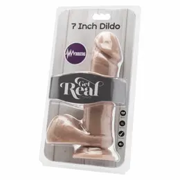 Get Real Vibrirajući intimni model 18 cm Boja kože sa kontrolerom