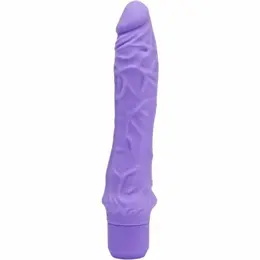 GET REAL Classic Large Silicone Vibrator 7 Modova Ljubičasti 24.9cm Vodootporan
