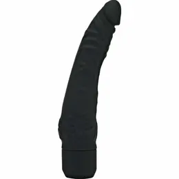 Get Real Classic Slim Vibrator Black - Kompaktni silikonski model sa Multispeed sistemom