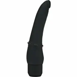 GET REAL Classic Smooth Silicone Vibrator 17.5cm Crni Vodootporan