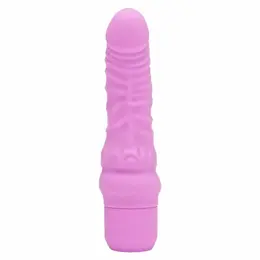 Get Real Mini Classic Curved Vibrator Roze - Ergonomski Silikonski Dizajn