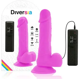 Diversia Fleksibilna Vibraciona Intimna Mašina Ljubičasta 20.5cm Kompatibilna sa Pojasom