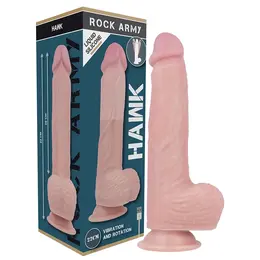 RockArmy Hawk Silikonski Uređaj 22cm Rotirajući Vibrirajući sa Usisnom Bazom