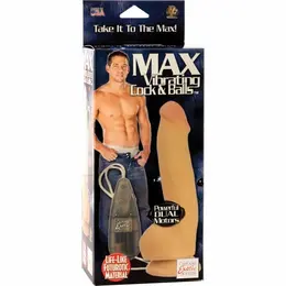 CalExotics Max Vibracioni Anatomski Model sa Podesivom Usisnom Čašom, 18 cm