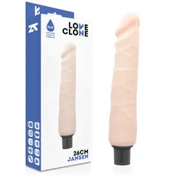 LoveClone Jansen 26 cm Intimni uređaj sa samopodmazivanjem i vibracijom