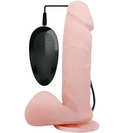 Baile Oliver Multi-Speed Vibrirajući Silikonski Model sa Usisnom Čašicom 20 cm