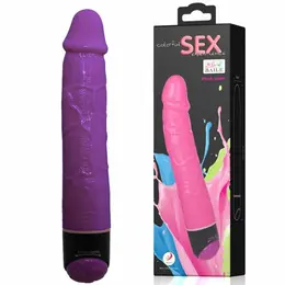 Baile Colorful Lilac Vibrator 23,3 cm Podesivi Multi-Speed TPR