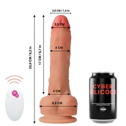 Cyber Silicock Mr Rick 20,9 cm Model sa Daljinskim Upravljanjem, Meka Silikonska Površina