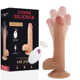 Cyber Silicock Mr John 23,9 cm Daljinski Upravljani Intimni Sistem
