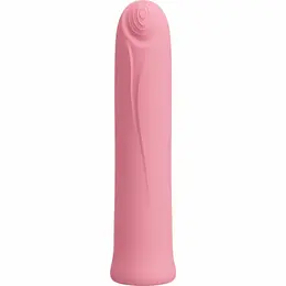 Pretty Love Curtis Mini Vibrating Device 12 Modes Pink Silicone USB