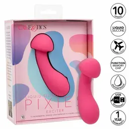CalExotics Pixies Exciter Pink Fleksibilni dvostrani silikonski masažer