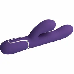 Pretty Love Višenamenski G-Spot vibrator Purple USB Punjiv 29cm