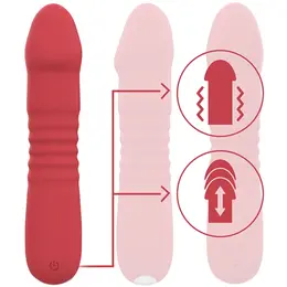 Intense Juni Up & Down 10 Red Vibrirajući uređaj - Silikon, Vodootporan