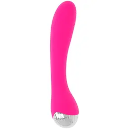 OHMAMA Flexible Silicone Vibrator Pink 19 cm USB Rechargeable