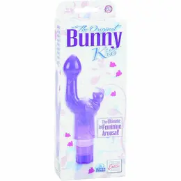 CalExotics The Original Bunny Kiss Ljubičasti Višebrzinski Fleksibilni Masažer