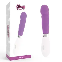 GLOSSY Paul Intimni Silikonski Uređaj 12cm Ljubičasti 10 Režima Vodootporan
