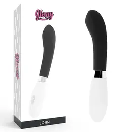 GLOSSY John Curve Crni - Intimni Silikonski Vibracioni Uređaj 12cm