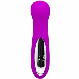 Pretty Love Hiram Silicone Wand - 30 Modes, USB Rechargeable, Purple