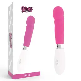 Glossy Paul Roze Vibrator - 10 Režima, Vodootporan, 12cm, Silikon