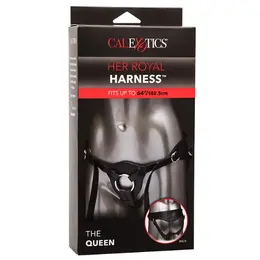 CalExotics Here Royal Harness The Queen Adjustable Leather System One Size