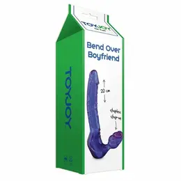 TOYJOY Bend Over Boyfriend Silikonski Bezpojasni Intimni Sistem 24cm Crni