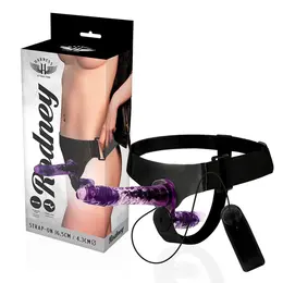 Harness Attraction Rodney Vibrirajući Dvostruki Sistem 18 cm Crni Pojas