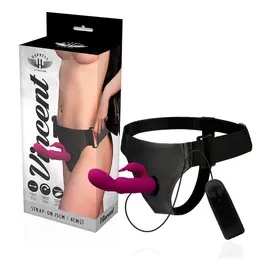 Harness Attraction Vincent Rabbit Vibrator Sistem 15x4 cm Crna