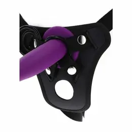 Get Real Pleasure Pojas Crni - Podesivi Sistem Udobnosti, 3 Silikonska Prstena