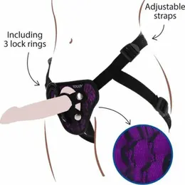 Get Real Podesivi Čipkasti Strap Pojas Ljubičasti - Univerzalna Veličina