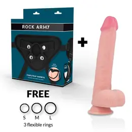 RockArmy Kingcobra Liquid Silicone Sistem 24cm sa Premium Pojas Setom