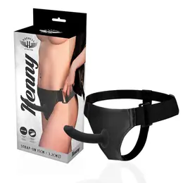 Harness Attraction Kenny Silikonski Sistem Podesivi 15 cm Crni Pojas