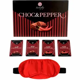 Secretplay Choc & Pepper Društvena Igra - Višenivojski Set Čokolade i Začina FR/PT