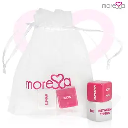 Moressa Set Igre sa Kockicama Engleski - Smola, 2 Kockice i Satenska Torba, 2cm