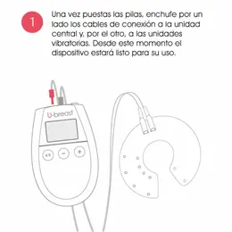 500 Cosmetics U-Breast Electrostimulation System for Bust Firming 250ml Gel