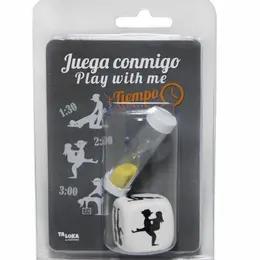 Taloka Play With Me Set Kockica sa Pozicijama i Peščanim Satom - 30mm, Višebojna