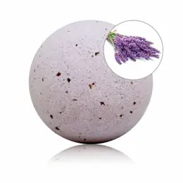 TALOKA Lavanda Bath Bomb sa Laticama Ruže 140g - Aromatična Relaksacija