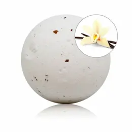 Taloka Vanila Bath Bomb sa Laticama Ruže 140g - Slatka Aromatična Sfera