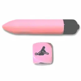 SecretPlay Senzualni Feelings Kit - Roze Vibrirajući Metak i Set Kockica