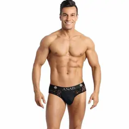 Anais Men Romance String L - Black Floral Lace, Comfortable Fit