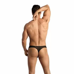 ANAIS MEN Eros Men's Thong XL Black Tulle Comfortable Fit