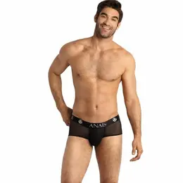 ANAIS MEN Eros Briefs M - Black Tulle Sporty Fit European Design