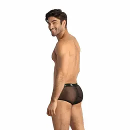 ANAIS MEN Eros Briefs M - Black Tulle Sporty Fit European Design