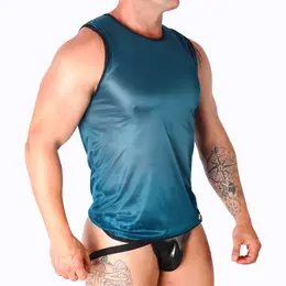 Macho Sportska Majica L/XL Zelena - Lagana Prozračna Poliamidna Mešavina