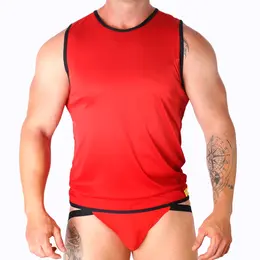 MACHO Performance Red T-Shirt L/XL - Lightweight Sport Design