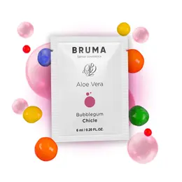 BRUMA Aloe Vera Gel za Klizanje na Vodenoj Bazi Bubblegum 6ml Hidrirajuća Formula