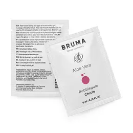 BRUMA Aloe Vera Gel za Klizanje na Vodenoj Bazi Bubblegum 6ml Hidrirajuća Formula